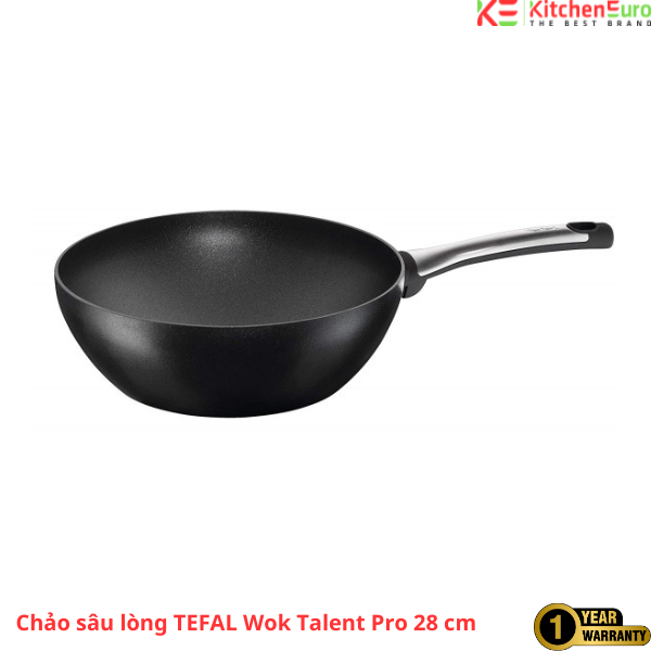 Chảo chống dính sâu lòng Tefal Wok Talent Pro 28cm